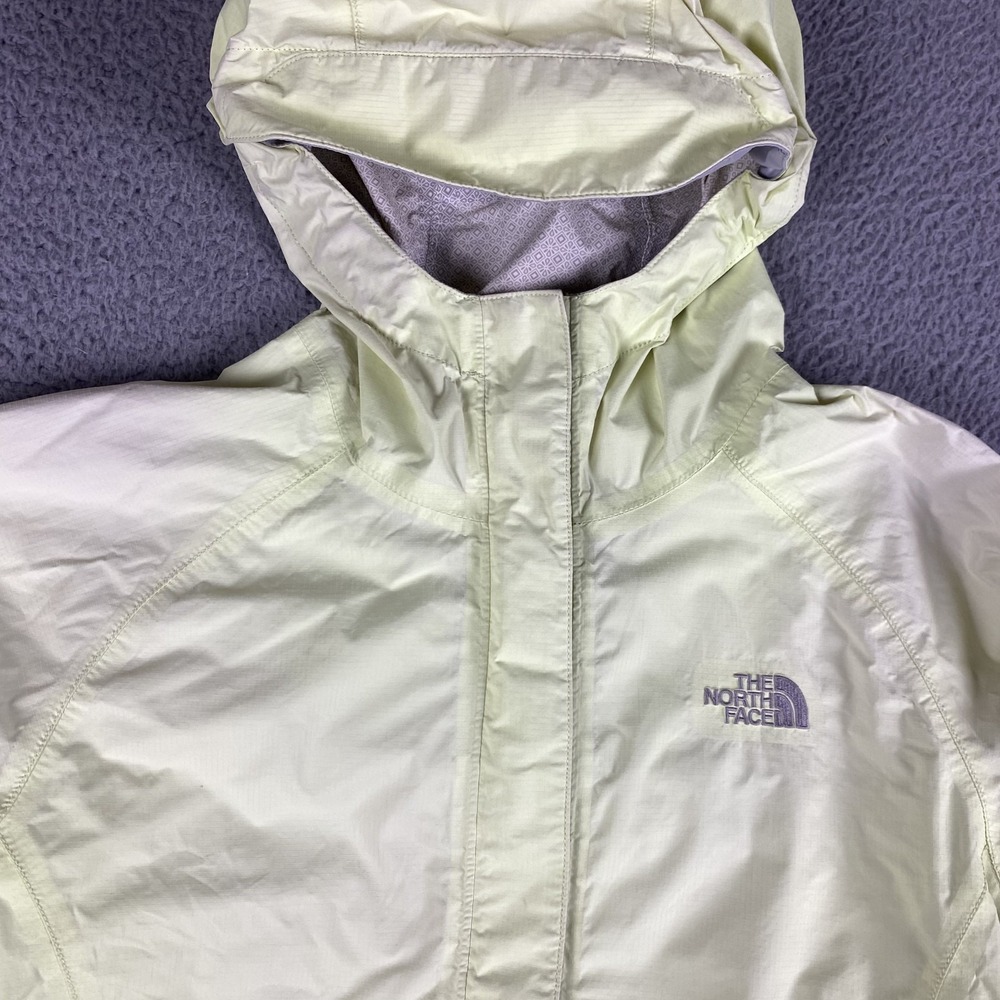 The North Face Venture Jacket Womens Small Yellow Hyvent 2.5L Waterproof Rain